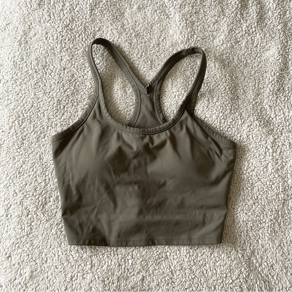 Olive Green Athletic Shirt